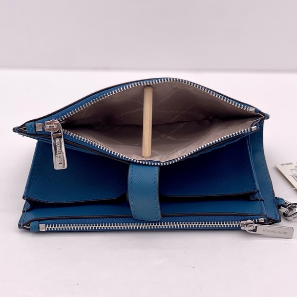 Michael Kors DoubleZip Wallet Wristlet Phone Case - Picture 12 of 14